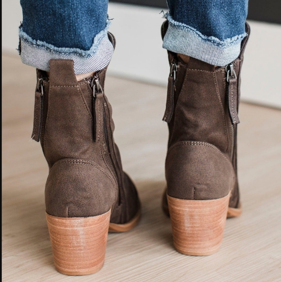 Very G Desiree Booties - Taupe - Picture 3 of 6
